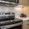 a kitchen with stainless steel appliances